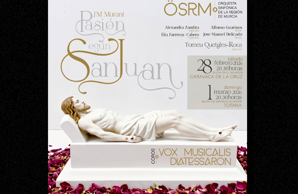 Totana acoge este domingo el estreno de La Pasi�n seg�n San Juan de Juan Miguel Murani 