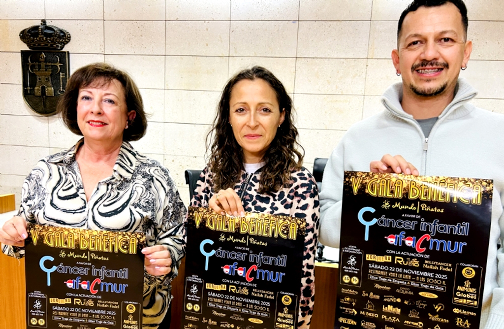 La V Gala Ben�fica a favor de AFACMUR se celebra este viernes 22 de noviembre