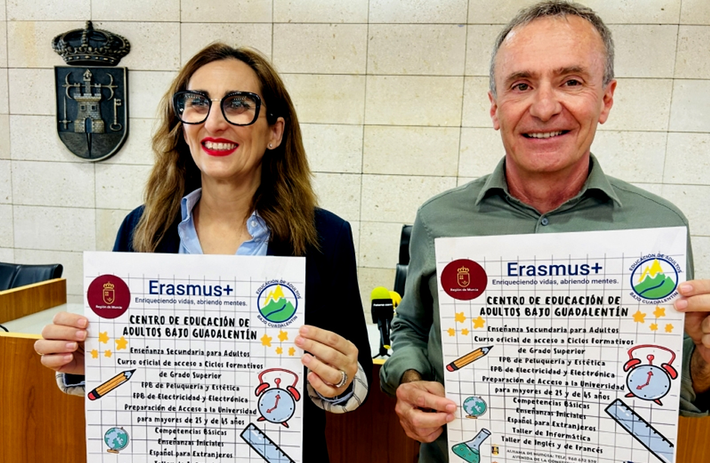 Ya se puede presentar la preinscripción para la oferta formativa del Centro de Adultos “Bajo Guadalentín”