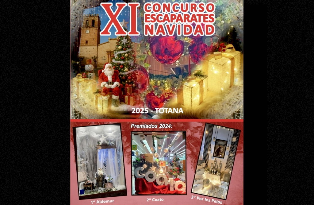 La inscripci�n para el XI Concurso de Escaparates de Navidad finaliza el 11 de diciembre