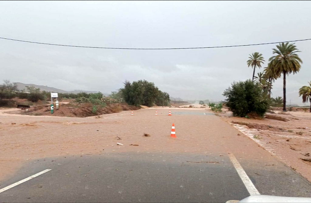 Totana registra un episodio hist�rico de lluvias llegando a caer hasta 283 litros por metro cuadrado