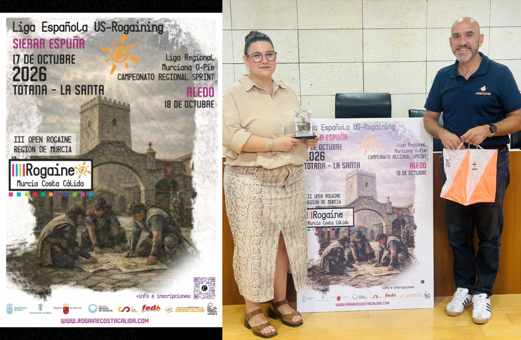 La Santa acoger� el 17 de octubre el IV Rogaine Trofeo Murcia Costa C�lida de Orientaci�n