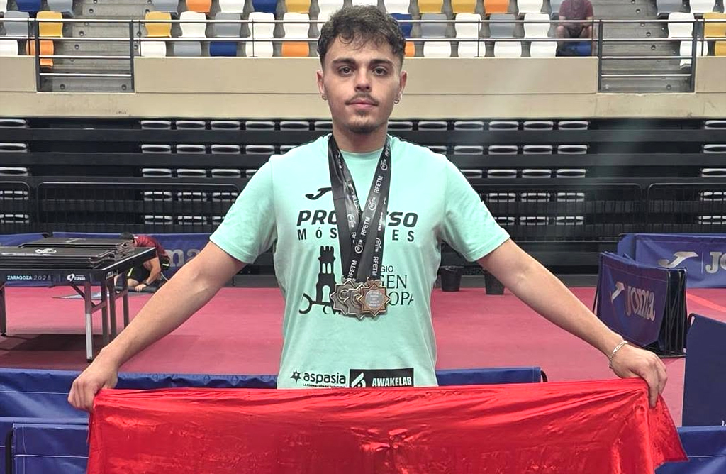El totanero Gabriel S�nchez Terrones brilla en el Campeonato de Espa�a Sub-21 de tenis de mesa 
