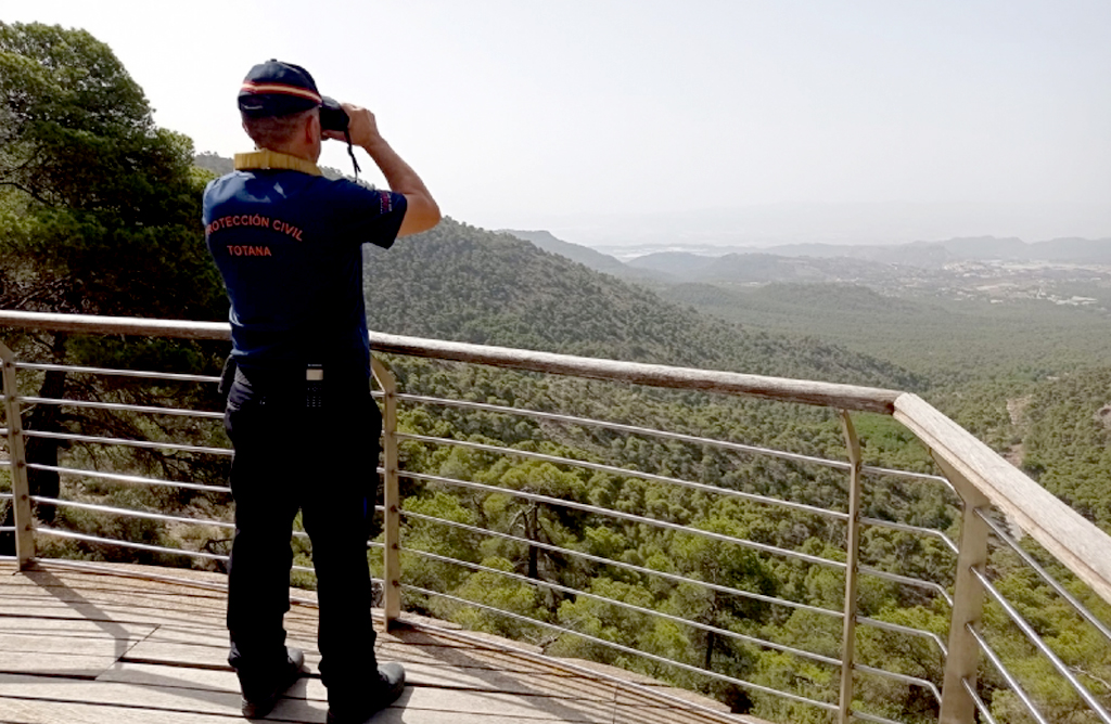 La Comunidad activa la red de vigilancia fija contra los incendios forestales en la Regin 